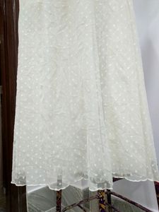 Semi- Sheer Midi Skirt
