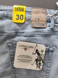 Light Wash Slim Fit Jeans