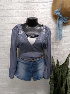 American Fitter Boho Lace Top