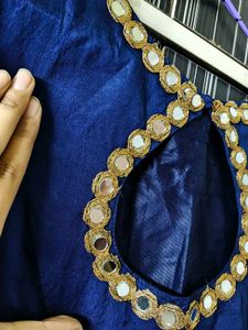 Elegant Blue Party Dress