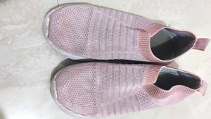 Pink Cool Canvas Shoes Available For Women