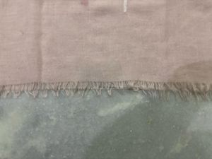Delicate Embroidered Scarf -Pink with Leaf Design