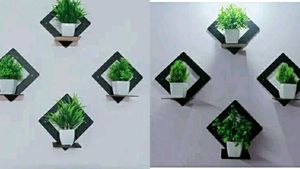 8 Wall Decor Artificial Plant Stand