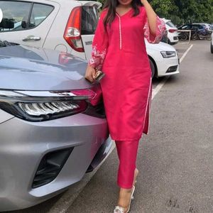 Embroidery Kurta Pant Set