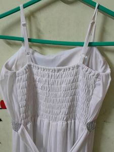 White Strap With Over Coat