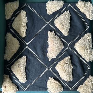 45x45 Cm Designer Tufted Handwork Cushion Cover- 1
