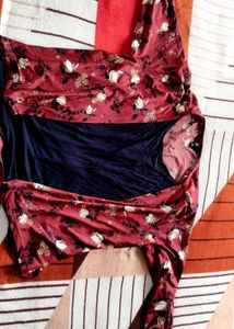 Floral COAT With TOP