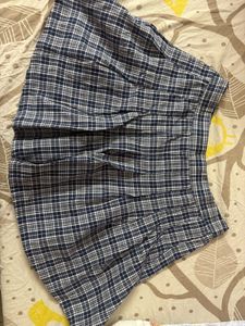 Pleated Plaid Mini tennis Skirt