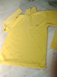 High Neck T-shirt Full Sleeves And Pant Set
