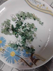 Beaded Green Necklace