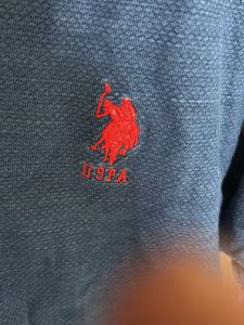 US Polo Assn. Blue T- Shirt - Size