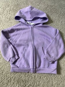 lavender Zip-Up Hoodie
