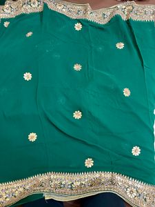 Heavy Gota Work Saree