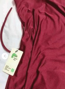 Elegant Maroon Maxi Dress