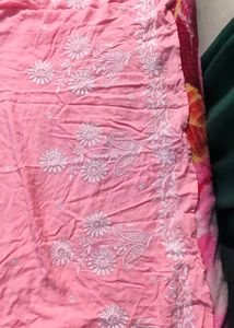pink anarkali