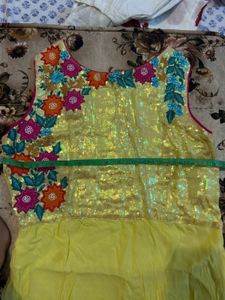 Embellished Flowy Dress
