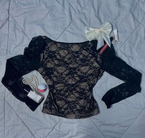 fitted bustier top