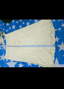 Light Yellow Cotton Skirt 28,30🤗