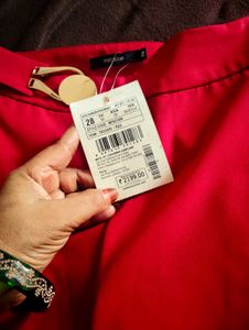 Brand Madame Red Trousers For Girls