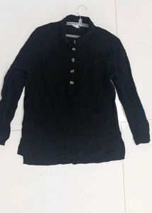 Short Black Kurta