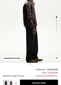 🏴‍☠️Unisex Baggy Cargo| Bershka Denim ❤️‍🔥