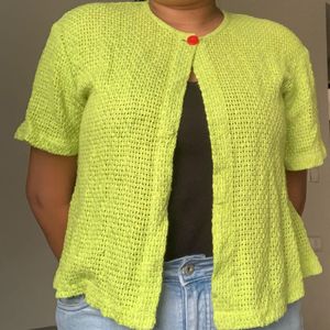 Waffle-Knit Summer Top