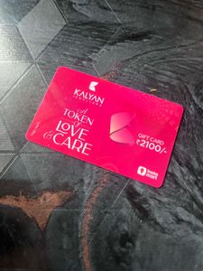 Kalyan Jewellers Gift Card ₹2100