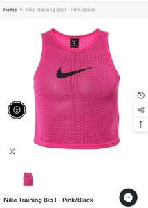 Nike Training Bib - Pink/Black