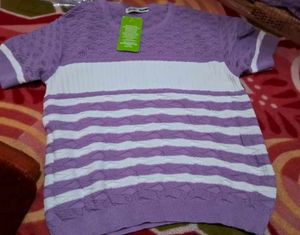 Completely new Striped Knit Top