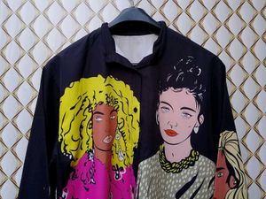 New With Tag Korean Premium Art Baggy Shirt