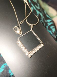 New Diamond Light Weight Chain With Pendant