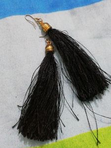 Black Part Wear Earrings.
