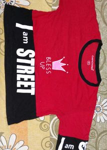 Cute Graphic Crop Tee