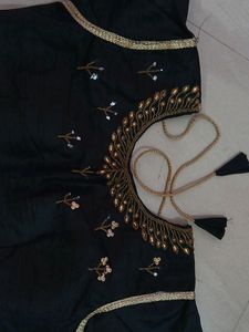 Black Designed Blouse