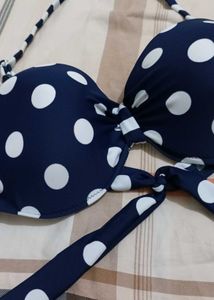 Polka Dot Bikini Top