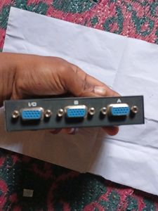 TV-out Cable 2 PORT VGA SWITCH to Connect Two CPU