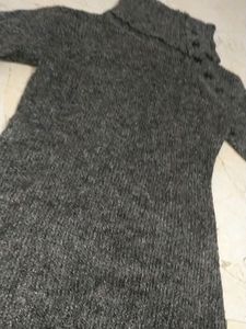 Turtle Neck Bodycon Dress 👗