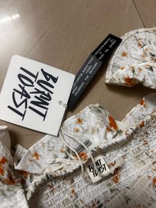 Floral Ruffle Crop Top