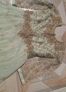 Heavy  Green Ball Gown