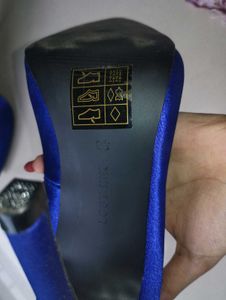 Lost Ink Sexy Blue High Heels