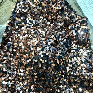 New Coffee Sequence Partywear Blouse