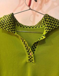Sequence Top And Green Tee