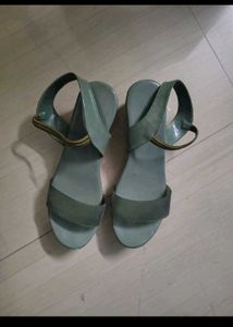 Elegant Green Sandals