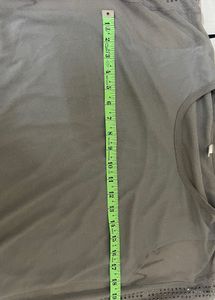 Sleeveless embellished Gray Shimmery Top