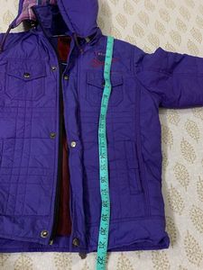 Unisex Purple Jacket For Kid