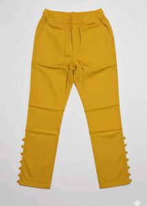 Mustard Casual Pants - cotton