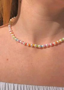 Colorful Pearl Necklace