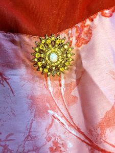 Red Silk Kurti