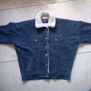Womens Corduroy Sherpa Lining Jacket