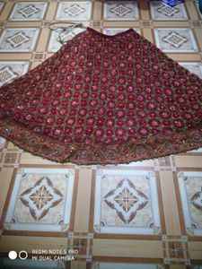 Beautiful Brindal Lehenga Full Hand Work